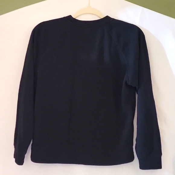 WOMEN'S FOREVER 21 SWEATSHIRT BLACK SIZE SMALL"1-800-I-NEED-PIZZA" - Picture 4 of 4
